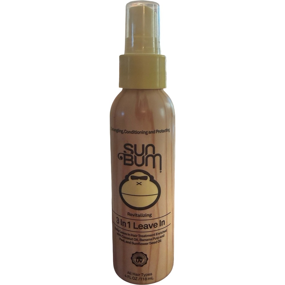 Sun Bum Revitalizing 3 in 1 Leave In Conditioner Spray 4 fl oz Hair Treatment